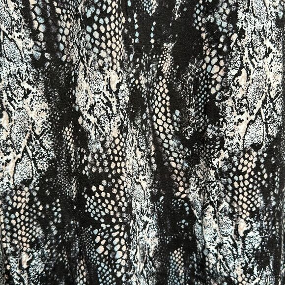 NWT Michael Lauren Rivera Long Sleeve V Neck Midi 3/4 Length Side Slit Dress M - Picture 5 of 12